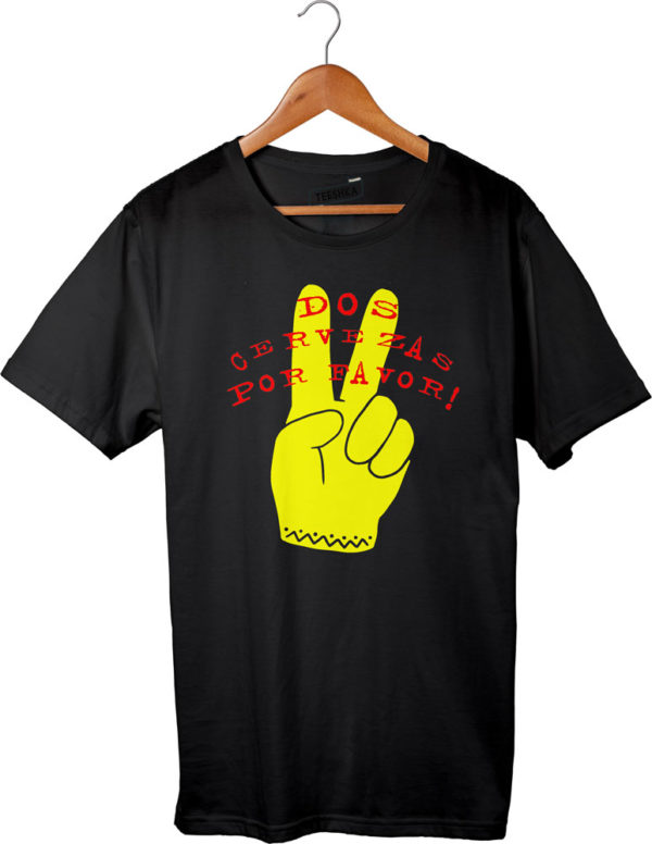 TShirt Unisex Dos Cervezas Por Favor • TEESHKA